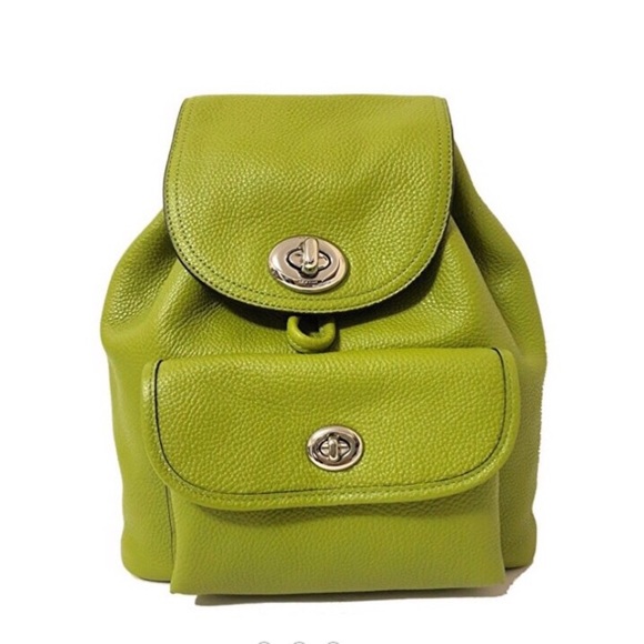 Coach Handbags - *NWT* COACH | MINI TURNLOCK RUCKSACK - Citrine